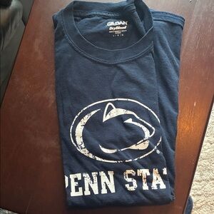 Gildan Navy Blue Penn State Short Sleeve Tee